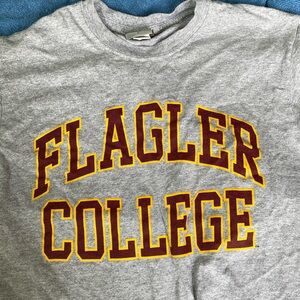 Flagler college St Augustine tee shirt grey